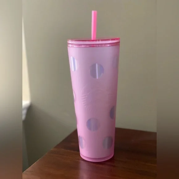Disneyland Piglet Pink Starbucks Tumbler with Straw - Picture 5 of 6